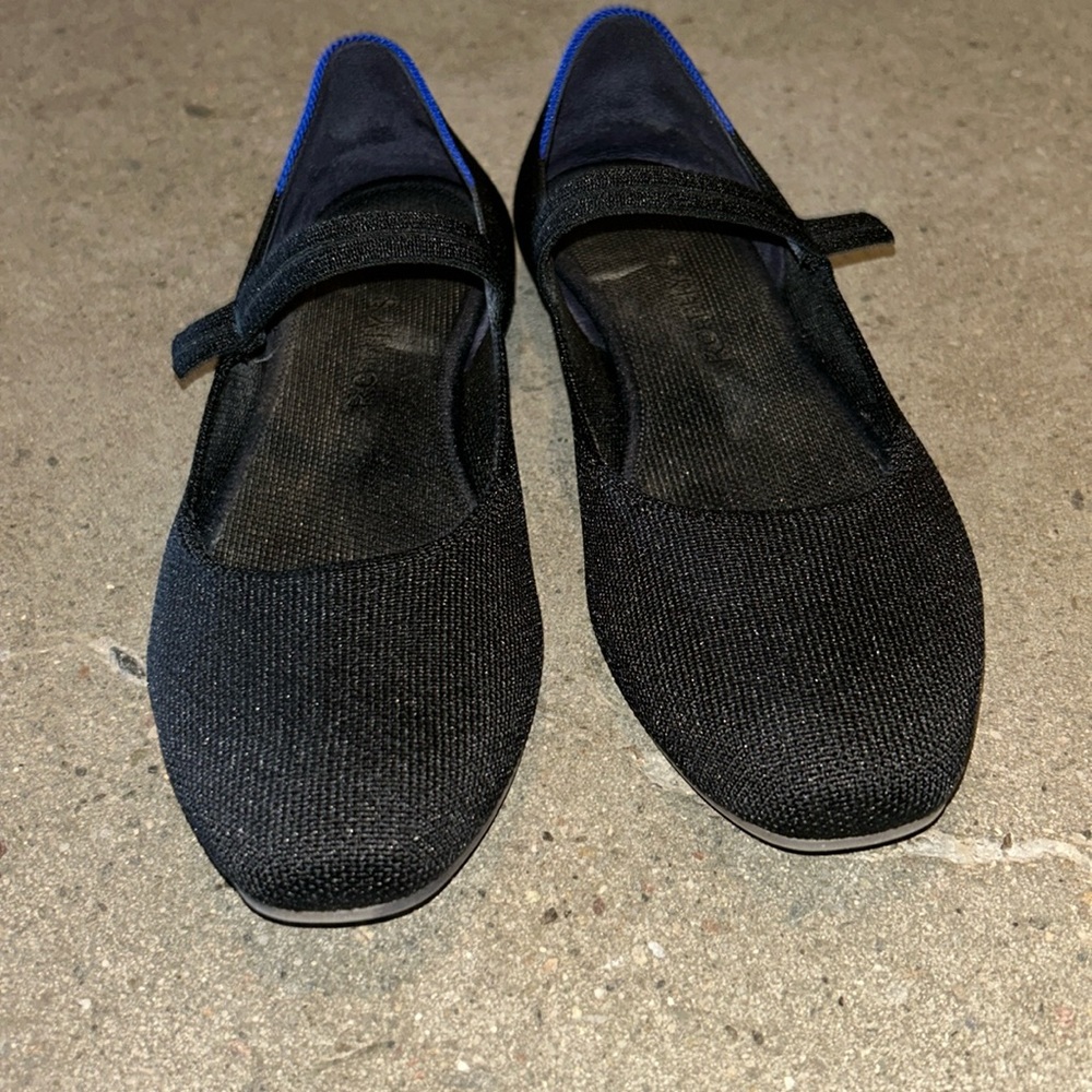 Rothy’s black Mary Jane’s